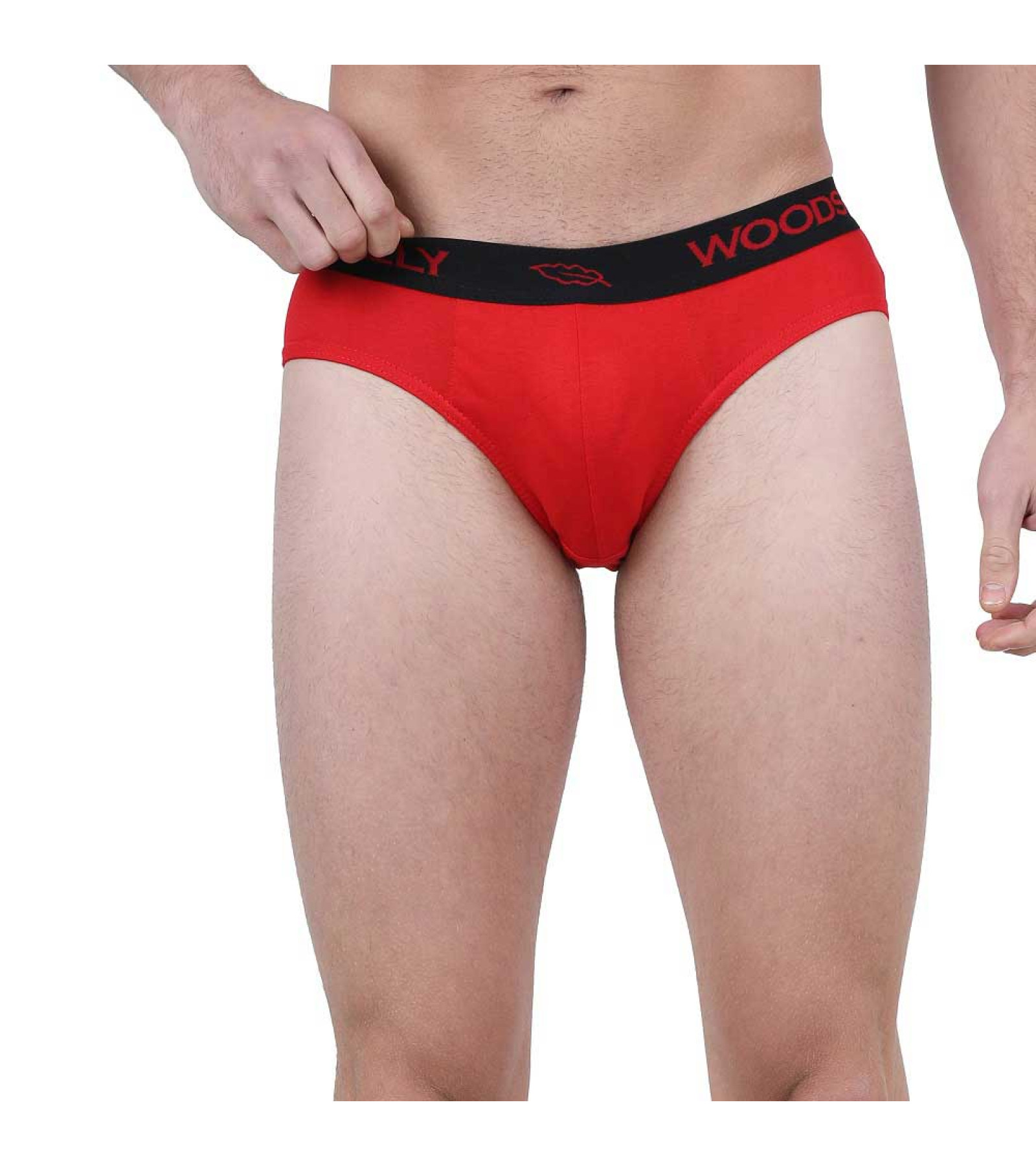 Men's Cotton Brief Red